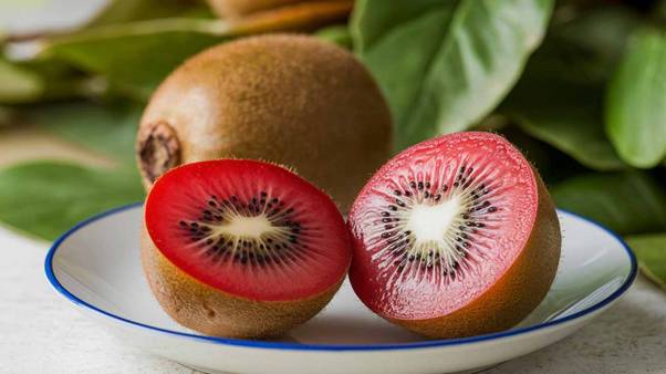 red kiwi fruit