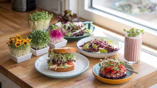how to eat microgreens