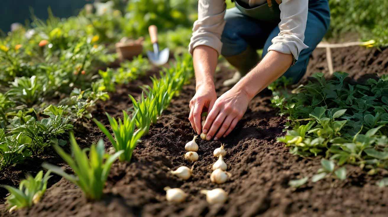 how to grow garlic at home, best soil for growing garlic