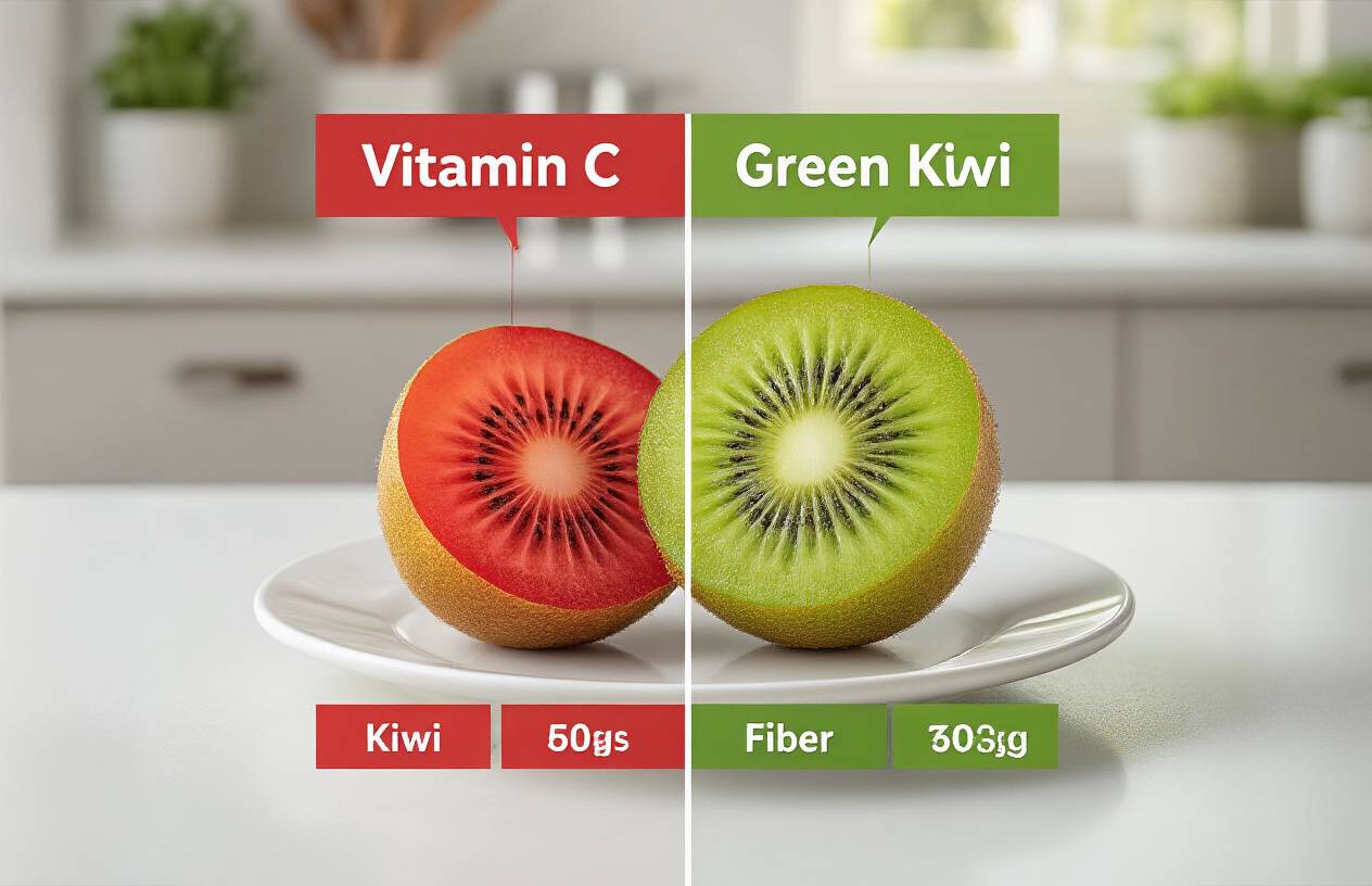 kiwi fruit nutritional comparison
