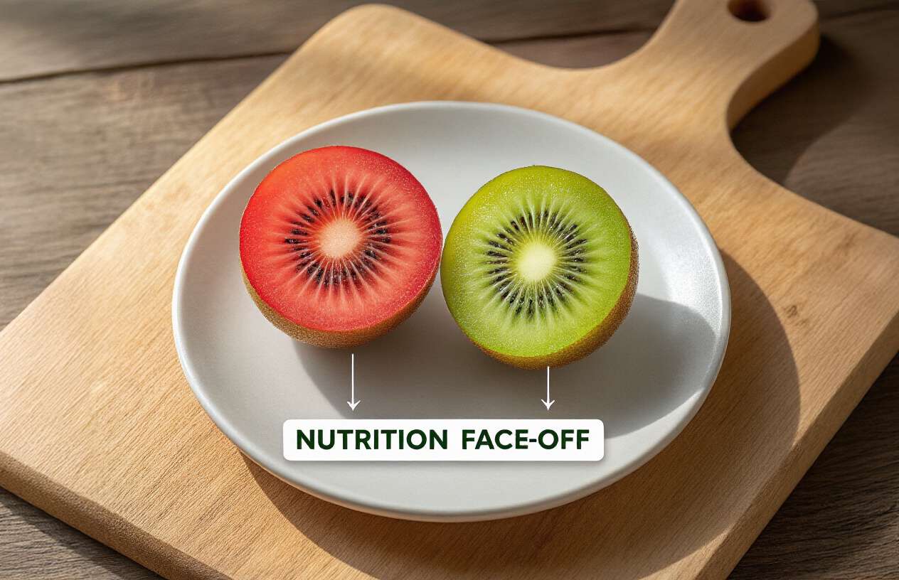 Red Kiwi and Green Kiwi nutrition
