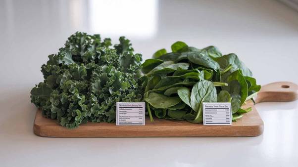 spinach and kale nutrients