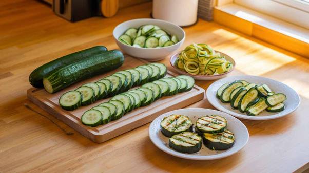 cucumber zucchini salad recipe