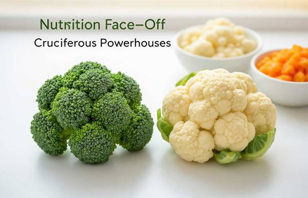 Cauliflower and Broccoli