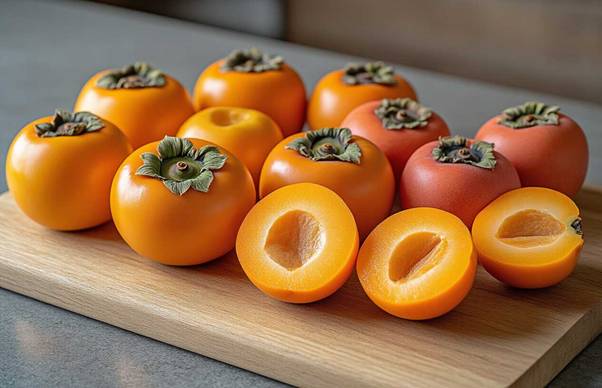 types of persimmon fruit