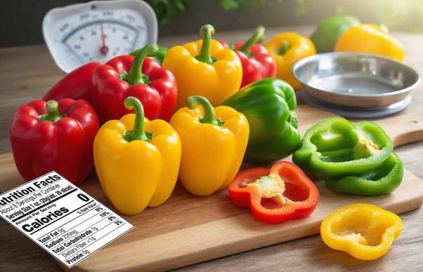 capsicum nutritional value, low calorie bell pepper meals