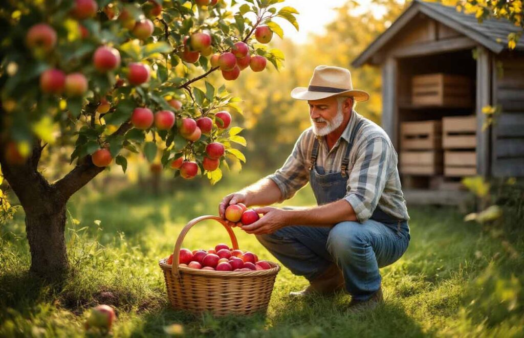 when to harvest apples