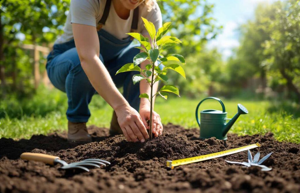 how to plant apple trees