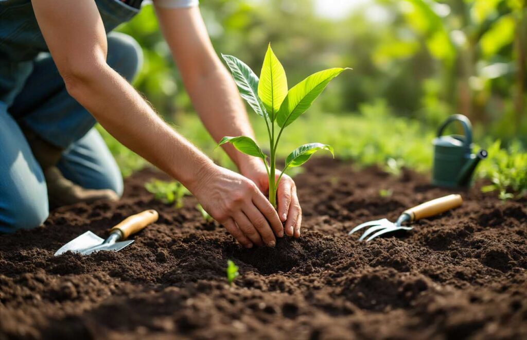 how to grow banana plants outside

