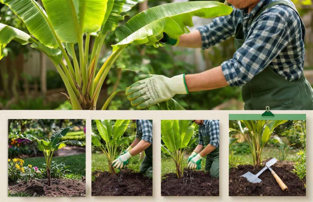 banana plant winter care