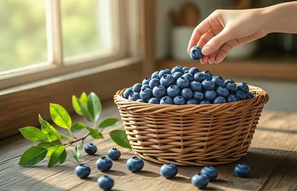when to harvest blueberries