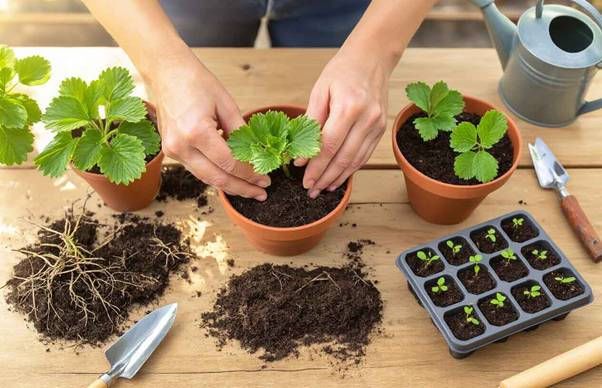 how to grow strawberries at home