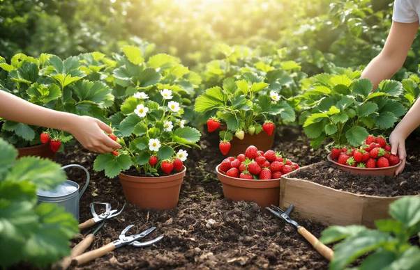 strawberry plant maintenance tips