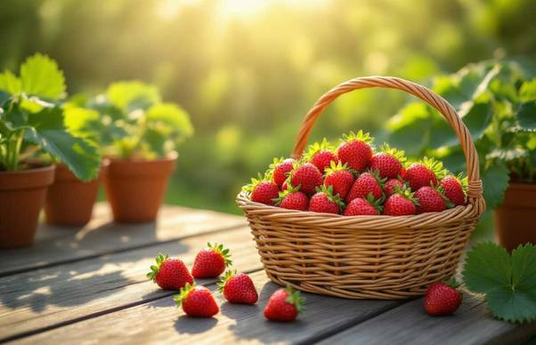 when to harvest strawberries