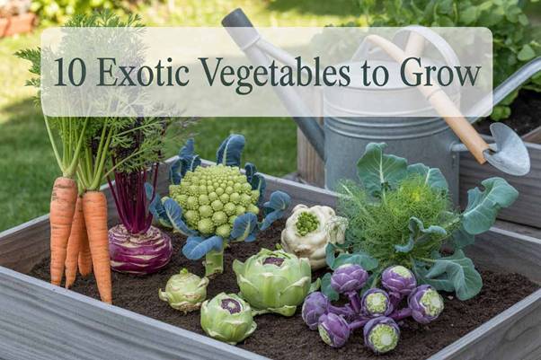 “10 Exotic Vegetable Plants You’ve Never Tried Growing-Step-by-Step Cultivation Guide for Beginners”