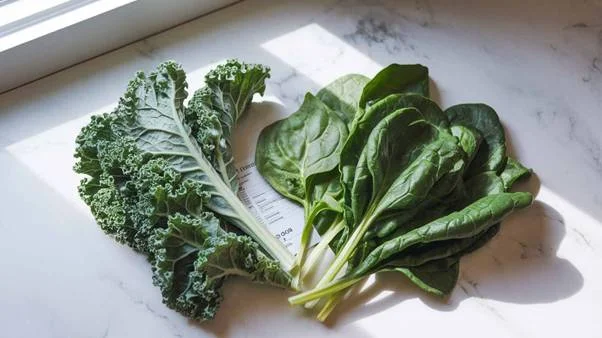 Kale vs spinach nutrition