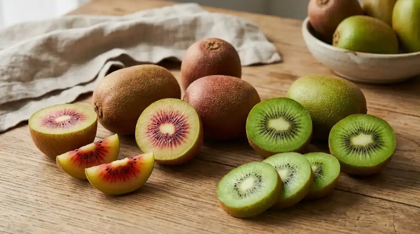 Red Kiwi vs Green Kiwi: Nutrition, Vitamin C, Taste & Benefits