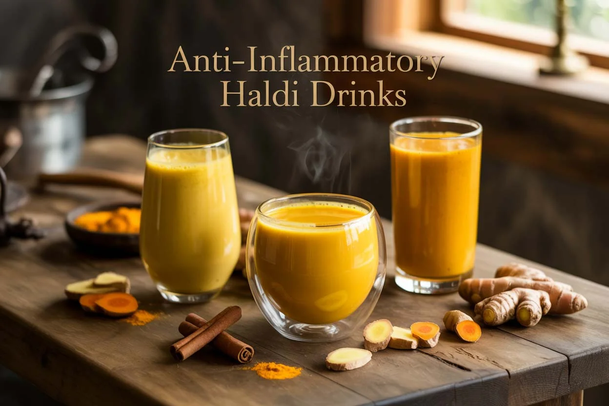 Anti-Inflammatory Haldi Drinks: Golden Milk, Teas, and Smoothies